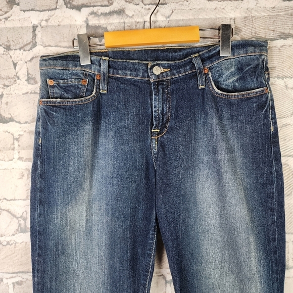 Lucky Brand Dungarees Easy Rider Midrise Straight Leg Jeans Size 32 Reg - Picture 7 of 16